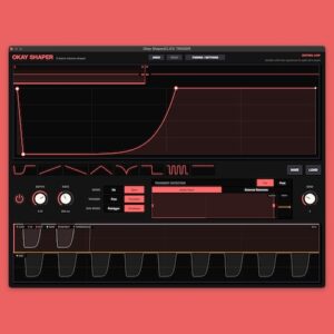 Okay Synthesizer「Okay Shaper」低域・中域・高域をそれぞれ独立してコントロールできる3バンド対応の無料ボリュームシェイパー｜DTMプラグインセール