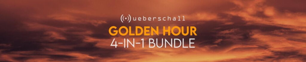 Ueberschall「Golden Hour 4-in-1 Bundle」4つのチル系サンプルライブラリを1つに収録し、ダウンテンポ・ラウンジ・アンビエント・映像音楽制作まで幅広く対応する音源バンドル｜DTMプラグインセール