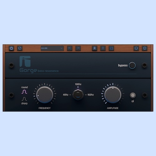 Austral Tone「Gorge Bass Resonance Lite」ベースやキック、808の低域に重さとパンチを加えながら、濁りを抑えてクリアに仕上げられるベースレゾナンスプラグイン｜DTMプラグインセール