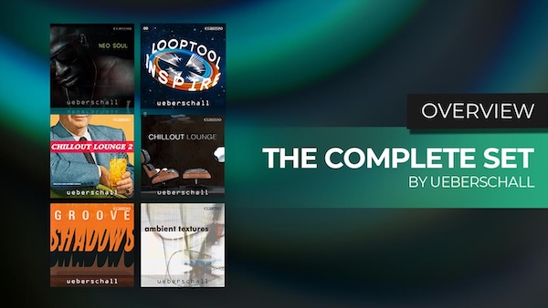 Ueberschall「The Complete Set」LOOPTOOL INSPIRE・Golden Hour 4-in-1 Bundle・Neo Soulをまとめて収録！約21.4GB・約6,700種類のループを収録したオールインワンサンプルライブラリ｜DTMプラグインセール