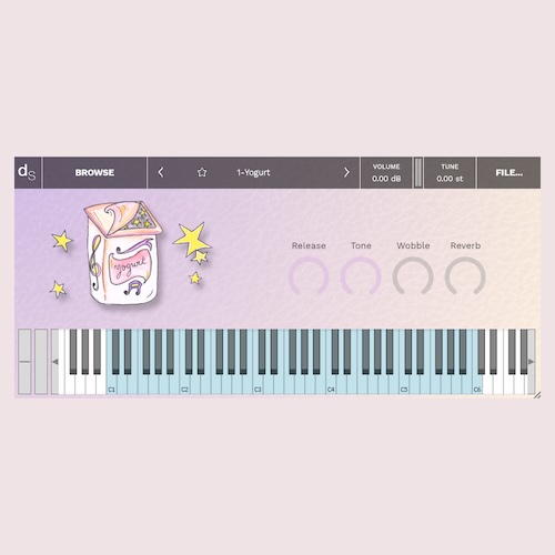 Cormalva Music「Yogurt」プラスチック製ヨーグルト容器の打撃音を多彩な音色へ進化させた実験的サンプルパック｜DTMプラグインセール