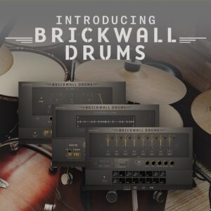 Heavyocity「BRICKWALL DRUMS」黄金期のレコードを支えたリアルドラムのパンチとアナログ機材の質感を現代のDAWへ！22,246サンプル・29プリセット・72ループを3つのインストゥルメントに収録したヴィンテージキャラクター満載のドラム音源｜DTMプラグインセール