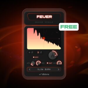 dBdone「Feuer」ドラムやパーカッションを周波数帯域ごとに自在に加工し、定番ループを唯一無二のサウンドへ変化させるエフェクトプラグイン｜DTMプラグインセール