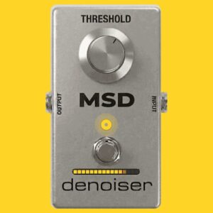 MSDplugins「MSD Denoiser」ハイゲインギターのノイズを自然に除去できるルックアヘッド対応ノイズゲート｜DTMプラグインセール