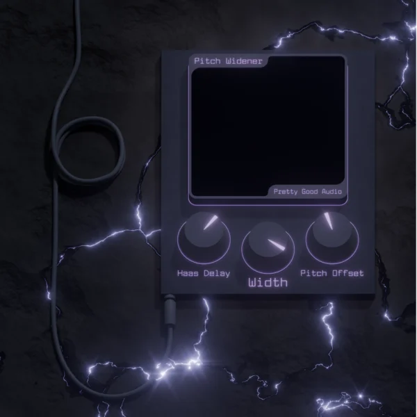 Pleatech Audio「Pitch Widener」左右逆方向のマイクロピッチシフトで立体感を生み出し、シンセやボーカル、ギターを自然にワイド化できるプラグイン｜DTMプラグインセール