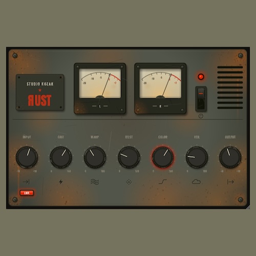 Studio Kozak「SK RUST」ノイズや揺らぎ、サチュレーションで古い録音のような質感を作れるLo-Fiエフェクトプラグイン｜DTMプラグインセール