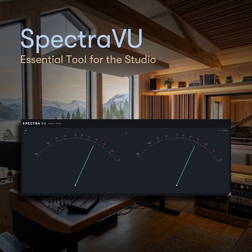 GBCAudio「SpectraVU」アナログVUメーターの動きを忠実に再現し、音質を変えずにレベル管理ができる無料メータープラグイン｜DTMプラグインセール