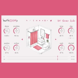 Hot Shower Audio「bathROOMs」シャワールームの自然な響きを再現できる個性派リバーブプラグイン｜DTMプラグインセール