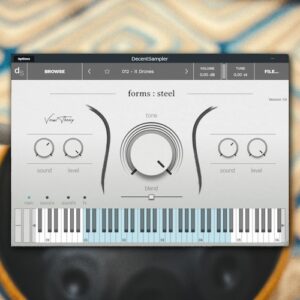 Venus Theory「forms:steel // free edition」ハンドパンの美しい倍音と自然な余韻を収録、デュアルレイヤーや豊富なエフェクトで幅広い音作りができるDecent Samplerライブラリ｜DTMプラグインセール
