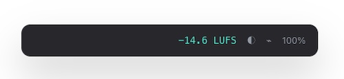 tokyomeltdown「LUFSBar」Macで再生されるすべての音をリアルタイムで測定できるメニューバー常駐型LUFSメーター|DTMプラグインセール