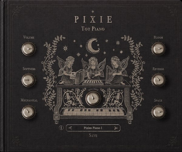 Dark Fairytale Instruments「PIXIE – Toy Piano Plugin」アンティークSchoenhutトイピアノを丁寧にサンプリングした、自然な演奏感と幻想的な響きを楽しめる無料ソフトウェア音源|DTMプラグインセール