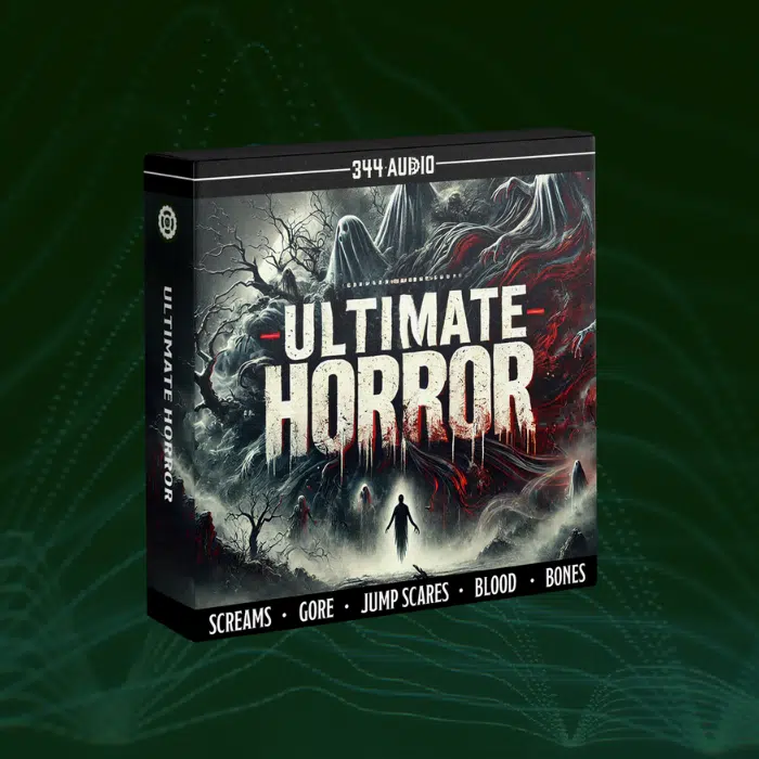 344 Audio「Ultimate Horror – Mini」150種類以上のホラー効果音を収録し、不気味な環境音からジャンプスケア、クリーチャーサウンドまで幅広く使えるサウンドライブラリ｜DTMプラグインセール