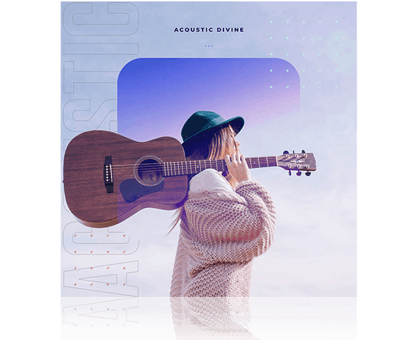 Diginoiz「Acoustic Divine」ヴィンテージアナログ機材で録音した温かみのあるアコースティックギターループを収録したサンプルパック｜DTMプラグインセール