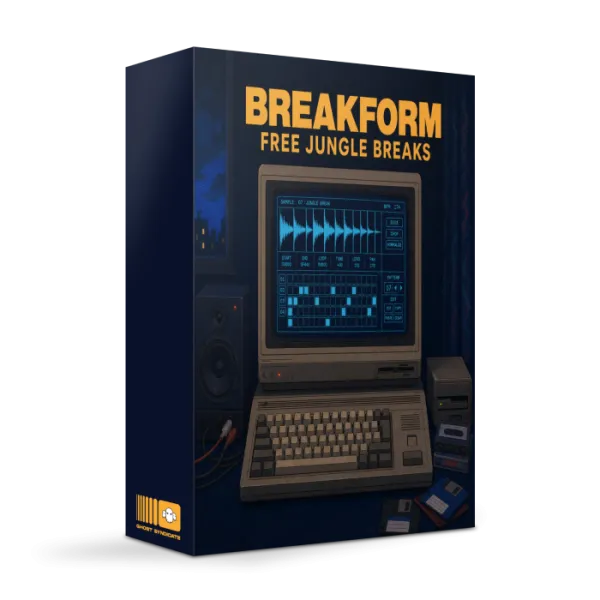 Ghost Syndicate「BREAKFORM – Free Jungle Breaks Sample Pack」55種類の加工済みジャングルブレイクを収録した170BPM対応サンプルパック｜DTMプラグインセール