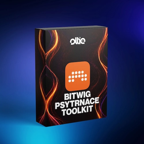 Ollie Psy Music「Bitwig Psytrance Toolkit - Free」キック・ベース・FMリード・アルペジオまで収録した、BitwigだけでPsytrance制作を効率化できるネイティブデバイス集｜DTMプラグインセール