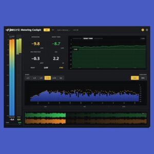 Jeesonic「Metering Cockpit」ラウドネス・レベル・ダイナミクス・スペクトラム・波形を1画面で確認できる無料メータリングプラグイン｜DTMプラグインセール