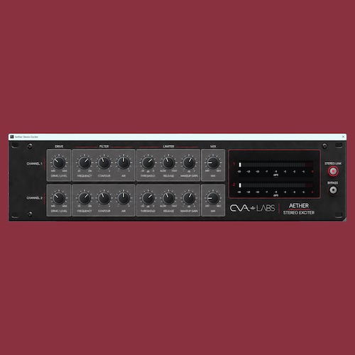 CVA Labs「Aether Stereo Exciter」倍音を加えてボーカルやベースに温かみと存在感、高域の空気感をプラスできるVST3ステレオエキサイター｜DTMプラグインセール