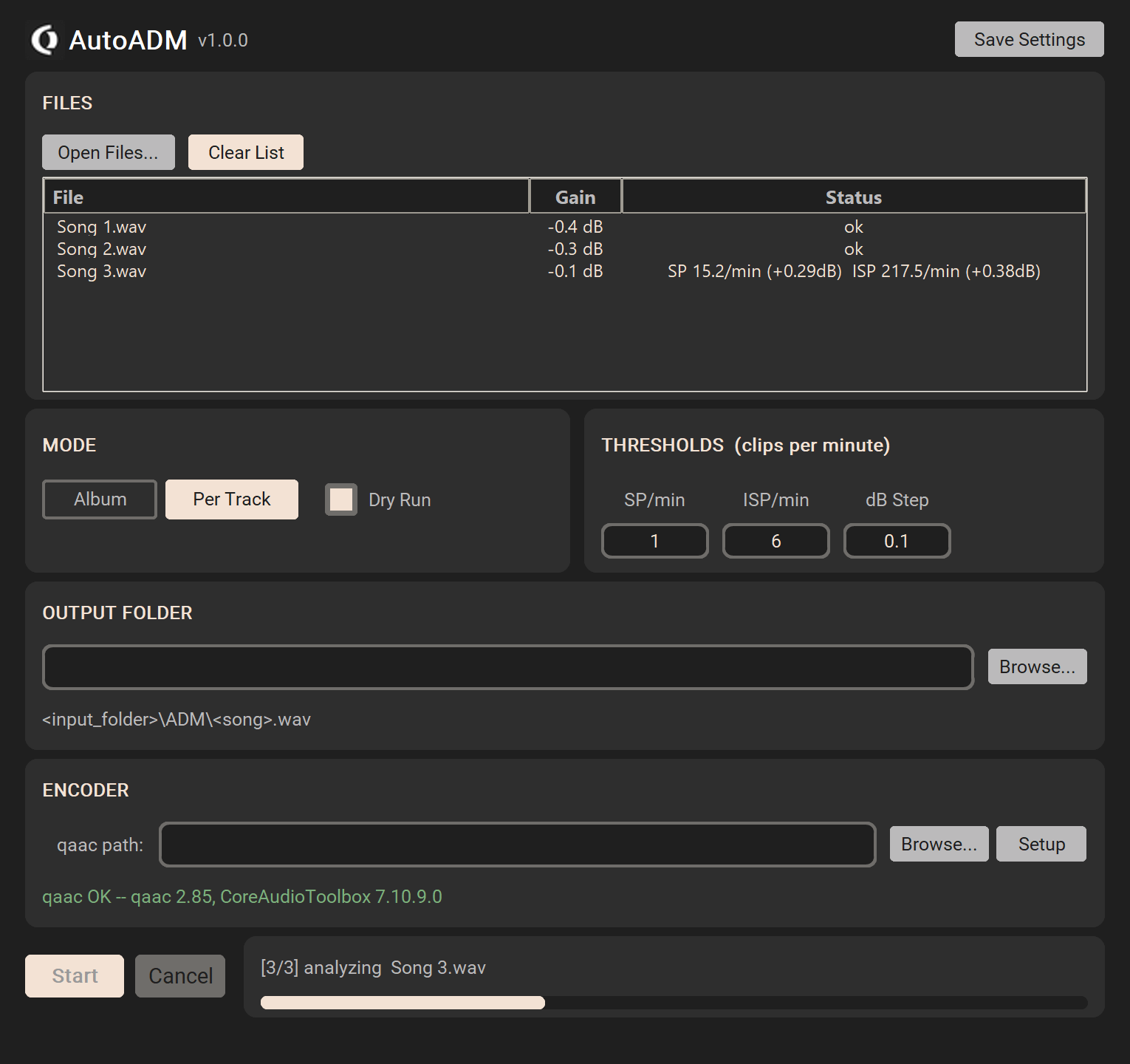 Ohlhorst Digital「AutoADM」Apple Musicと同じAACエンコーダーでSP・ISPクリップを自動調整し、Apple Digital Masters向けマスターを作成できるツール｜DTMプラグインセール