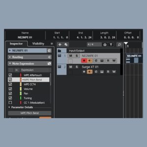 suzumushi0「NE2MPE」CubaseのVST Note ExpressionをMPEへ自動変換し、MIDIチャンネルの割り当てを自動化できるVST 3プラグイン｜DTMプラグインセール
