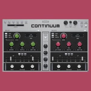 United Plugins「Continuum」2基のディレイエンジンと3種類のヴィンテージサウンドを搭載し、ディレイからリバーブのような空間演出まで自在に作り込める高機能ディレイプラグイン｜DTMプラグインセール