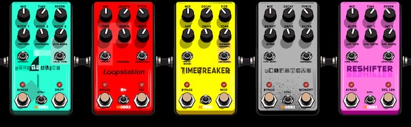 MODRI「Pedal Collection Vol.1 — BUNDLE (VST3/AU)」5種類の個性的なリバーブ・ディレイ・ルーパー・ピッチエフェクトを収録したVST3/AU対応プラグイン｜DTMプラグインセール