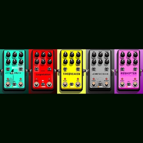 MODRI「Pedal Collection Vol.1 — BUNDLE (VST3/AU)」5種類の個性的なリバーブ・ディレイ・ルーパー・ピッチエフェクトを収録したVST3/AU対応プラグイン｜DTMプラグインセール