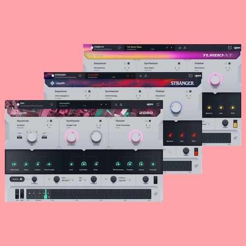 「UJAM 80s Synths Bundle」80年代・90年代を代表するレトロシンセサウンドを手軽に再現できる3種類のUsynthを収録したオールインワン音源バンドル｜DTMプラグインセール