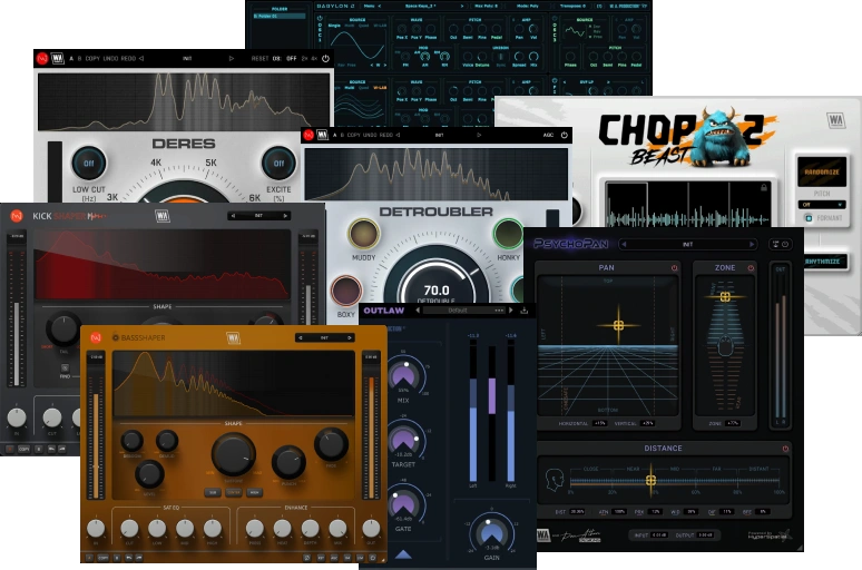 「W.A. Production Best of W.A. Bundle」Babylon 2.2をはじめ8種類の高機能プラグインを収録し、シンセサウンド制作からサンプル加工、ミックスまで幅広く対応できるオールインワンバンドル｜DTMプラグインセール