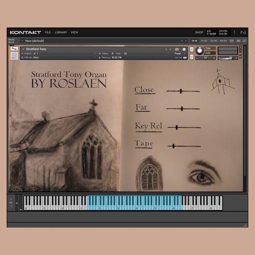 Roslaen「Stratford Tony Organ」歴史ある廃教会の空気感や自然な残響まで収録した、味わい深いリードオルガン音源｜DTMプラグインセール