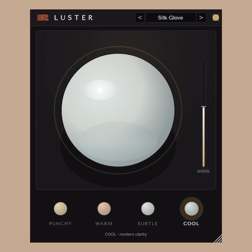 RIPPLES「Luster」ワンノブでEQ・サチュレーション・ステレオ拡張をまとめて処理し、ミックスやマスタリングの音を自然に仕上げられるハーモニックエンハンサー｜DTMプラグインセール