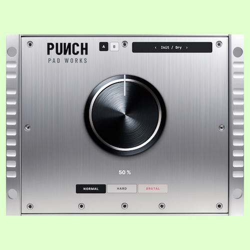 Pad Works「PUNCH」ワンノブでドラムに力強いアタック感とパンチを加えられる無料ドラムバスプラグイン｜DTMプラグインセール