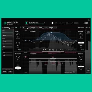 sonible「smart:chain」一度のオーディオ解析でEQ・コンプレッサー・De-Harsh・ゲート・サチュレーションまで最適なスタート地点を提案するAI搭載オールインワンミキシングプラグイン｜DTMプラグインセール