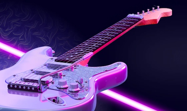 Native Instruments「Session Guitarist - Electric Neon Deluxe」EDMやモダンポップに映えるエレキギターを即戦力で導入！パターン＆メロディ演奏、フィンガー・アーティキュレーション、30種類のFX／アンプチェイン、240パターンを収録したギター音源｜DTMプラグインセール