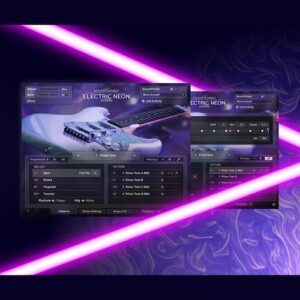 Native Instruments「Session Guitarist - Electric Neon Deluxe」EDMやモダンポップに映えるエレキギターを即戦力で導入！パターン＆メロディ演奏、フィンガー・アーティキュレーション、30種類のFX／アンプチェイン、240パターンを収録したギター音源｜DTMプラグインセール