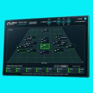Limbus Audio「Limbus Spatial Stage」音源をステージ上へ配置してパンニングや奥行きを直感的に調整できる空間ミックスプラグイン｜DTMプラグインセール