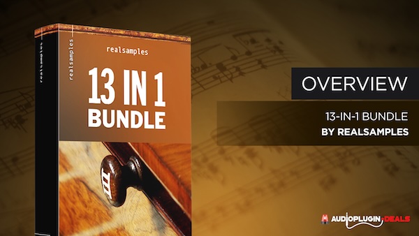 Realsamples「Lucky13 Legacy Bundle」ベースやギター、ビンテージ鍵盤、ドラムをまとめて導入！13種類のビンテージKontaktライブラリをまとめて収録した大容量バンドル｜DTMプラグインセール