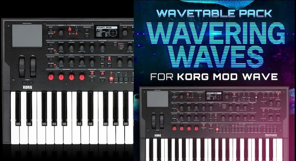 Ocean Swift Synthesis「Mod Wave Wavering Waves」Korg Modwave専用に開発された1,000種類のウェーブテーブルを収録したライブラリ|DTMプラグインセール