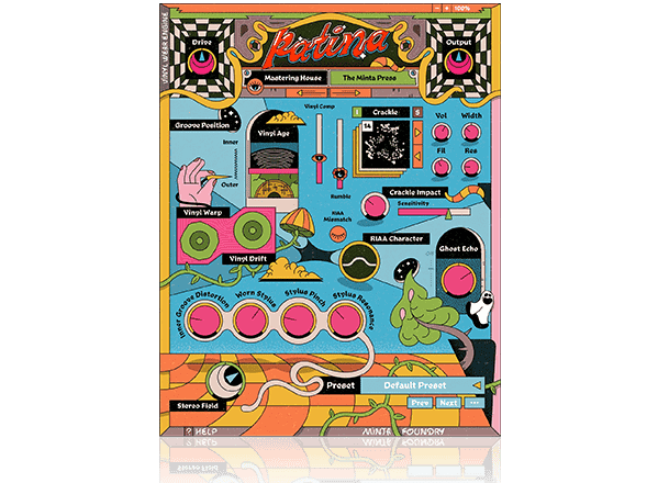 Minta Foundry「Patina」クラックルだけではない、レコードプレーヤー全体をモデリングして本物のビニールサウンドを再現できるビニールシミュレーションプラグイン｜DTMプラグインセール