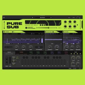Arturia「Pure Sub」サブベースを作るためだけに設計された専用シンセ！Sub・Harmonics・Textureを個別にデザインし、40種類以上のフィルターとSub Processorでクリーンな808からワイドなReeseまで完成されたローエンドを素早く作れるベースシンセサイザー｜DTMプラグインセール
