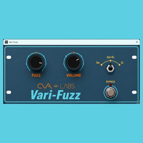 CVA Labs「Vari-Fuzz」クラシックなアナログファズのサチュレーションやコンプレッションを再現し、3種類のトランジスタモードで音作りできるVST3プラグイン｜DTMプラグインセール
