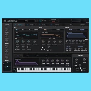 SoundRave「ATROPA」4レイヤー構成・デュアルフィルター・モジュール式エフェクトチェーンを搭載した無料VAシンセ｜DTMプラグインセール