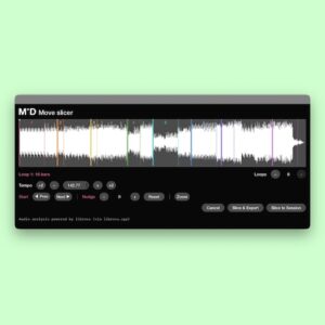 MID「Ableton Move Loop Slicer」Ableton Move用ループを最大8個まで自動作成し、プレビュー編集やWAV書き出しにも対応した便利なツール｜DTMプラグインセール