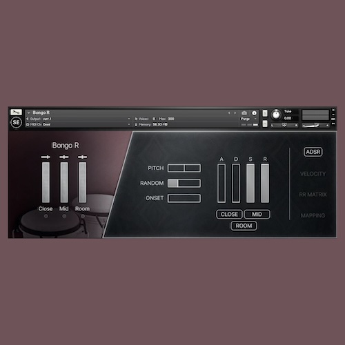 Schallenberg Engineering「BONGOS」3種類のマイクポジションで収録したリアルなボンゴサウンドを収録した、Kontakt Full Version対応パーカッションライブラリ｜DTMプラグインセール