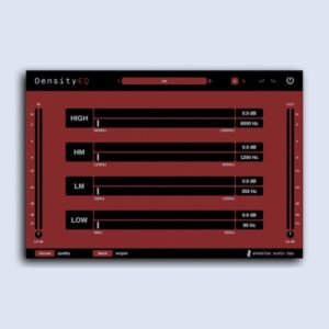 Shadaloo Audio DSP「DENSITY EQ - Presence & Weight Shaper」低域の迫力を保ちながら高域をクリアに仕上げられる4バンドEQプラグイン｜DTMプラグインセール
