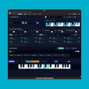Harmony Lab Audio「Harmony Pro」コード進行やハーモニー、ボイシングを自由に試しながら作曲のアイデアを広げられる無料のハーモニー探索ツール｜DTMプラグインセール