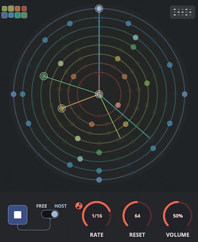 AudioThing「Orbita」円形ユークリッド・シーケンサー、Steps・Hits・Accents・Offset・Swingを操って予測不能で催眠的なグルーヴを生み出すドラムマシン｜DTMプラグインセール