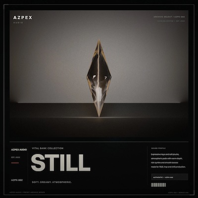 AZPEX AUDIO「MELT、STILL」Serum 2・Vitalで使える無料プリセット｜DTMプラグインセール
