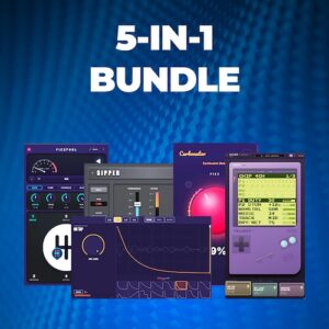 Carbonated Audio「5-in-1 Bundle」サチュレーション・ディエッサー・サイドチェイン・マルチエフェクト・チップチューンサウンドまで、5種類のエフェクトで幅広い音作りに対応するプラグインバンドル｜DTMプラグインセール