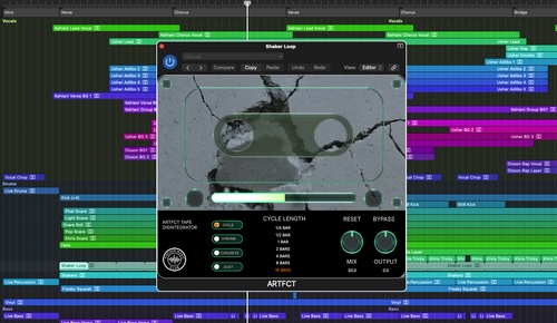Fischer Music Club「ARTFCT Tape Degrader」音が時間とともに壊れていく新感覚のテープ劣化プラグイン、テンポ同期で変化する独自エフェクト|DTMプラグインセール