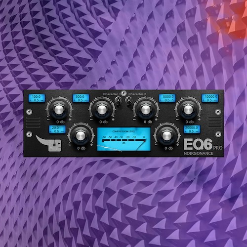 NoirSonance「EQ6 Pro Equalizer Plugin」6バンドEQ・サチュレーション・コンプレッションを1つに搭載し、細かな周波数補正から音のキャラクター作りまで対応する多機能イコライザー｜DTMプラグインセール